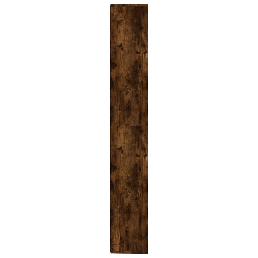 vidaXL Βιβλιοθήκη Καπνιστή Δρυς 155 x 24 x 160 εκ.