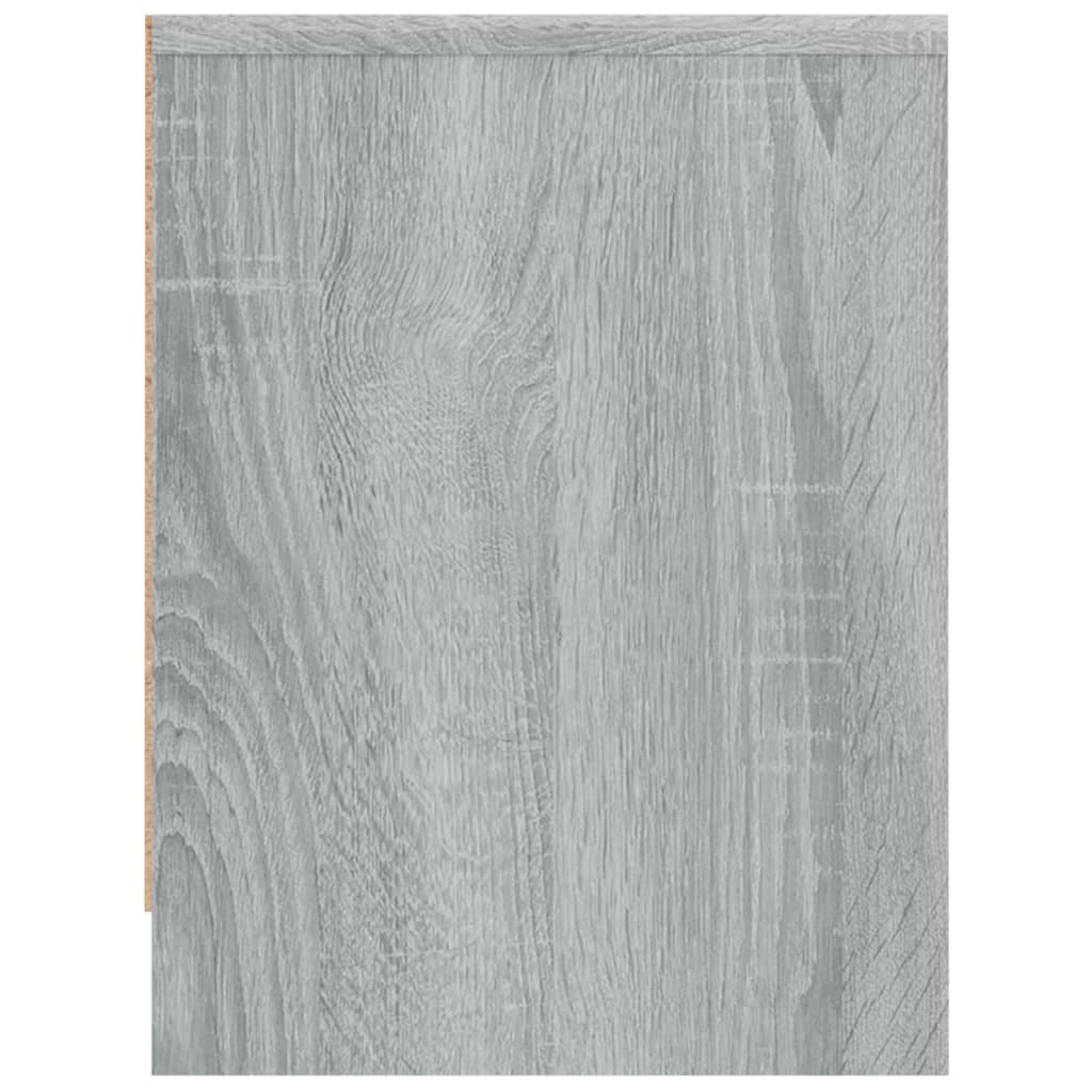 vidaXL Κομοδίνο Γκρι Sonoma 40 x 30 x 40 εκ. από Επεξεργασμένο Ξύλο