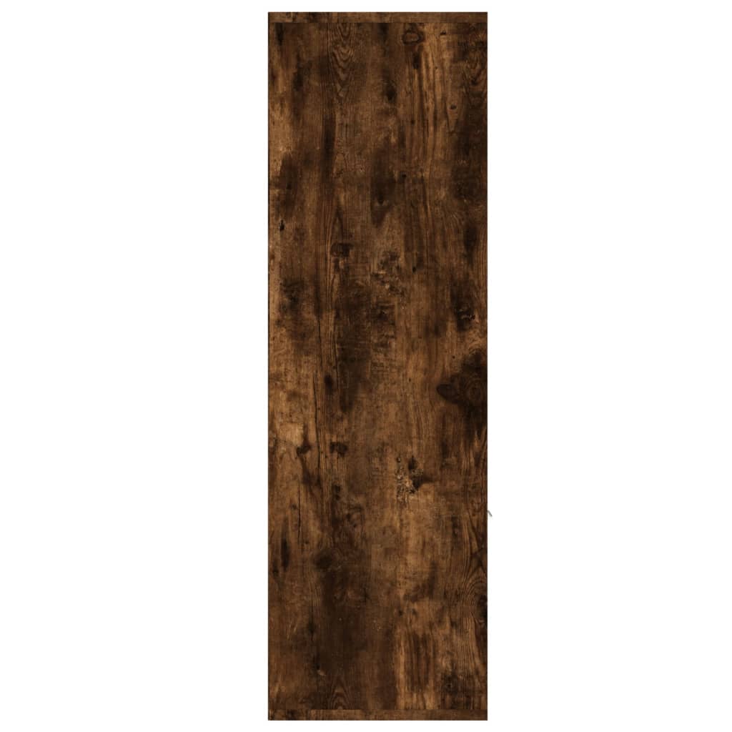 vidaXL Βιβλιοθήκη Καπνιστή Δρυς 98 x 30 x 98 εκ.