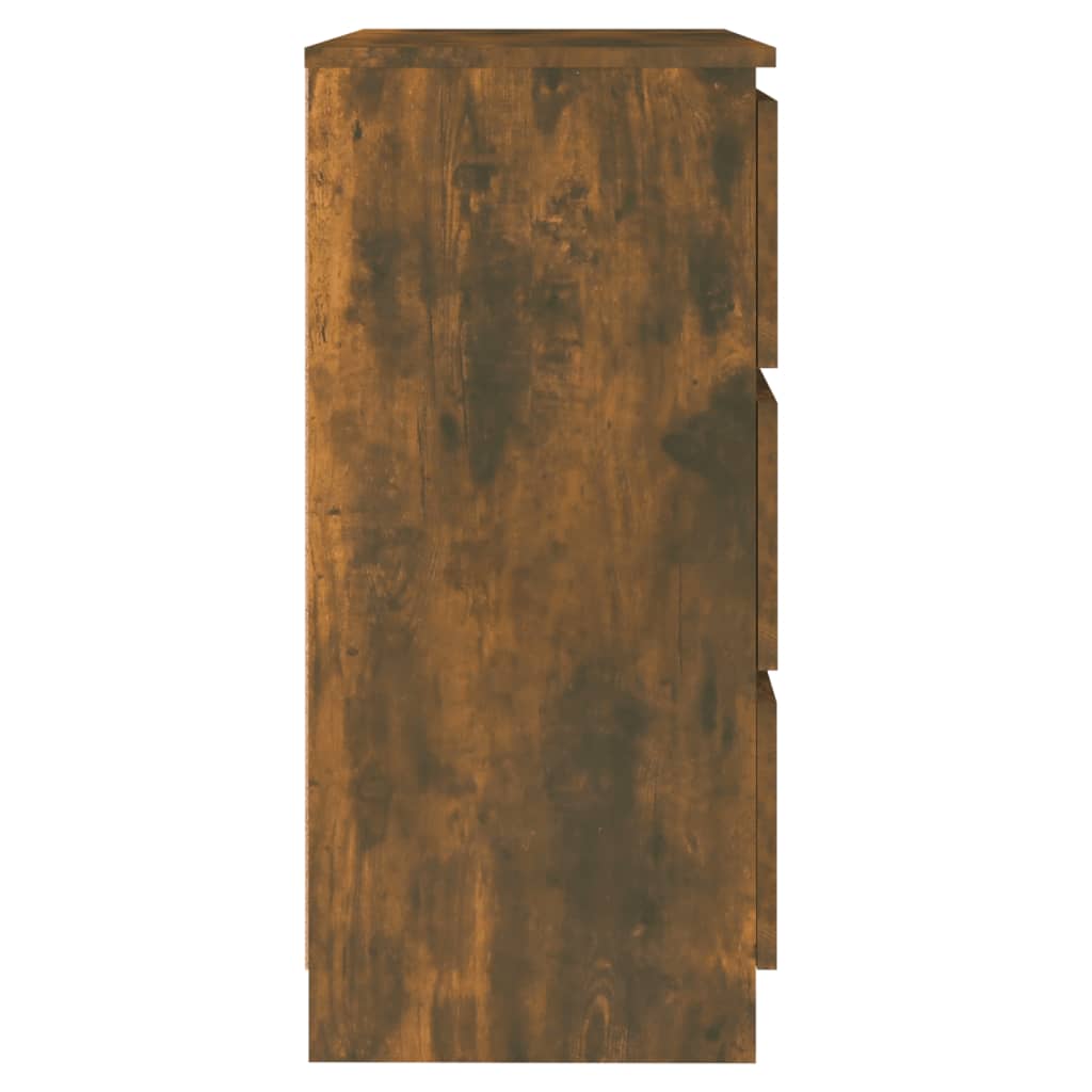 vidaXL Συρταριέρα Καπνιστή Δρυς 60 x 35 x 76 εκ. Επεξεργασμένο Ξύλο