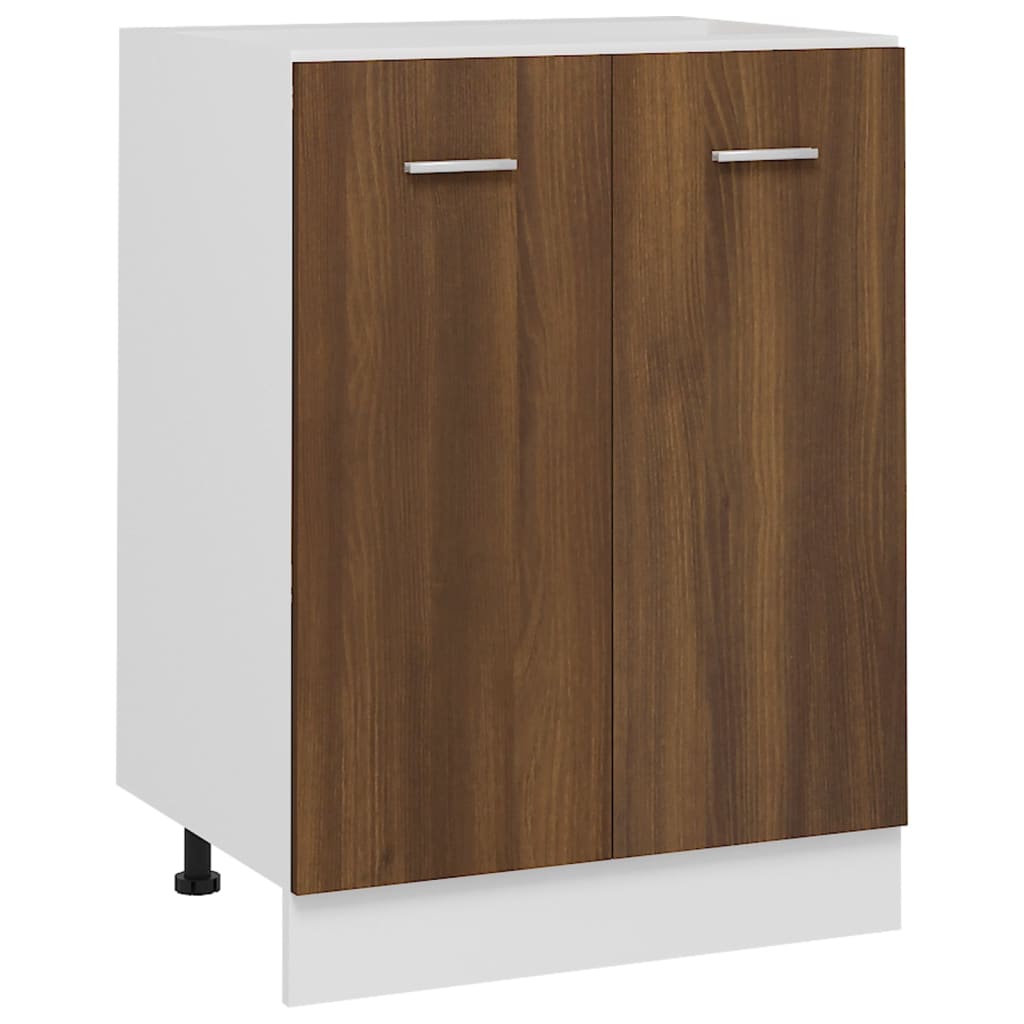 vidaXL Ντουλάπι "Lyon" Καφέ Δρυς 60x46x81,5 εκ. από Τεχνητό Ξύλο