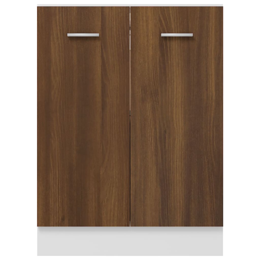 vidaXL Ντουλάπι "Lyon" Καφέ Δρυς 60x46x81,5 εκ. από Τεχνητό Ξύλο