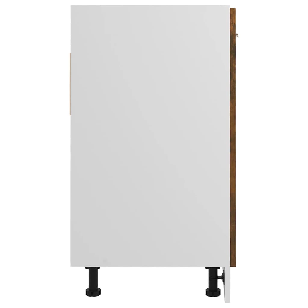 vidaXL Ντουλάπι Lyon Νεροχύτη Καπνιστή Δρυς 80x46x81,5εκ.