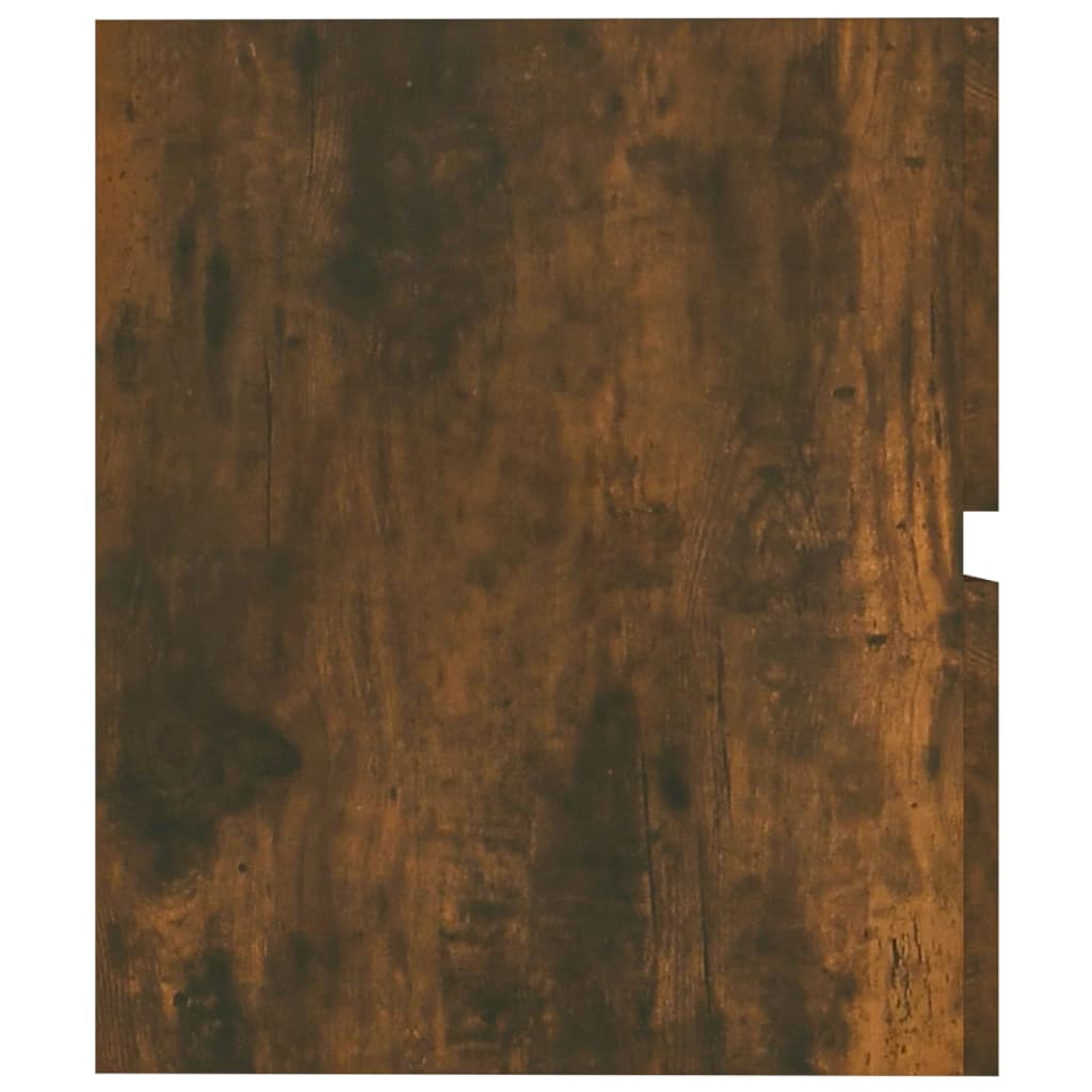 vidaXL Ντουλάπι Νιπτήρα Καπνιστή Δρυς 41x38,5x45 εκ. Επεξεργ. Ξύλο