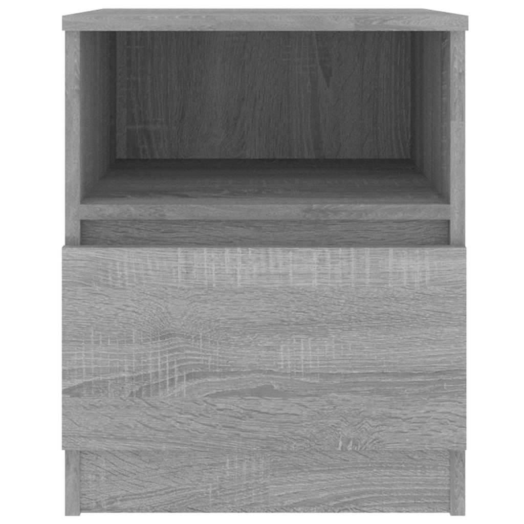 vidaXL Κομοδίνο Γκρι Sonoma 40 x 40 x 50 εκ. από Επεξεργασμένο Ξύλο