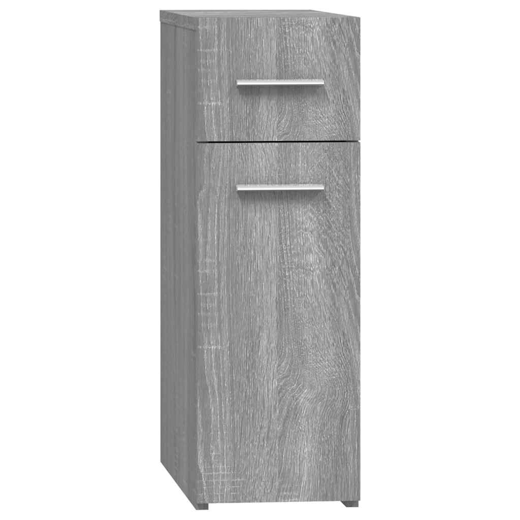 vidaXL Συρταριέρα Γενικής Χρήσης Γκρι Sonoma 20x45,5x60 εκ. Επεξ. Ξύλο