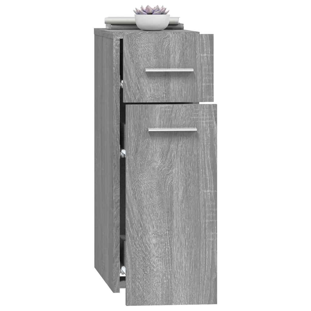 vidaXL Συρταριέρα Γενικής Χρήσης Γκρι Sonoma 20x45,5x60 εκ. Επεξ. Ξύλο