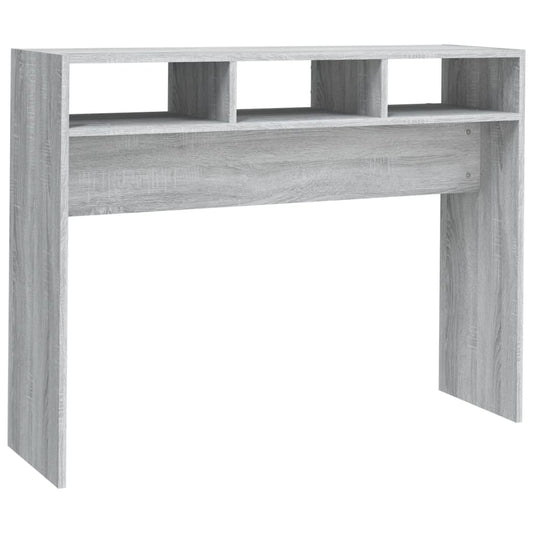 vidaXL Τραπέζι Κονσόλα Γκρι Sonoma 105x30x80 εκ. Επεξεργασμένο Ξύλο