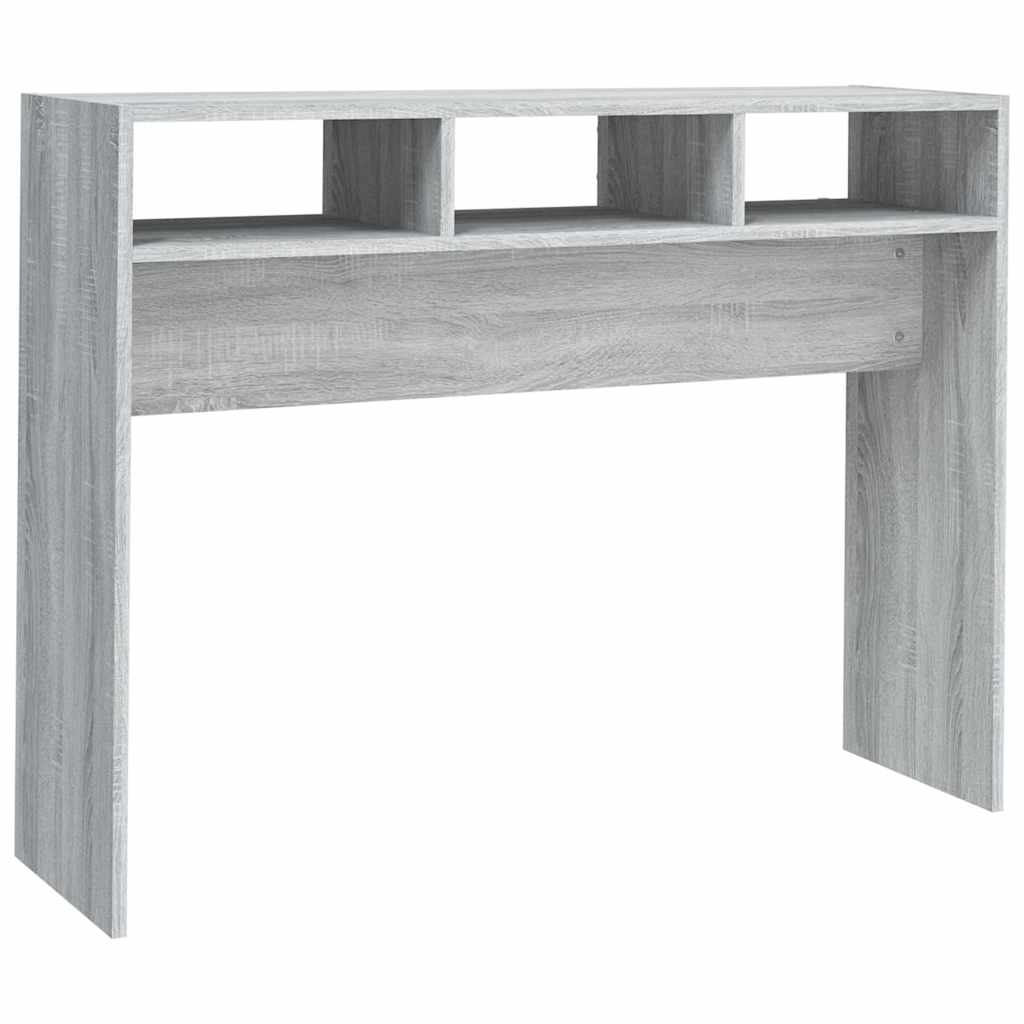 vidaXL Τραπέζι Κονσόλα Γκρι Sonoma 105x30x80 εκ. Επεξεργασμένο Ξύλο