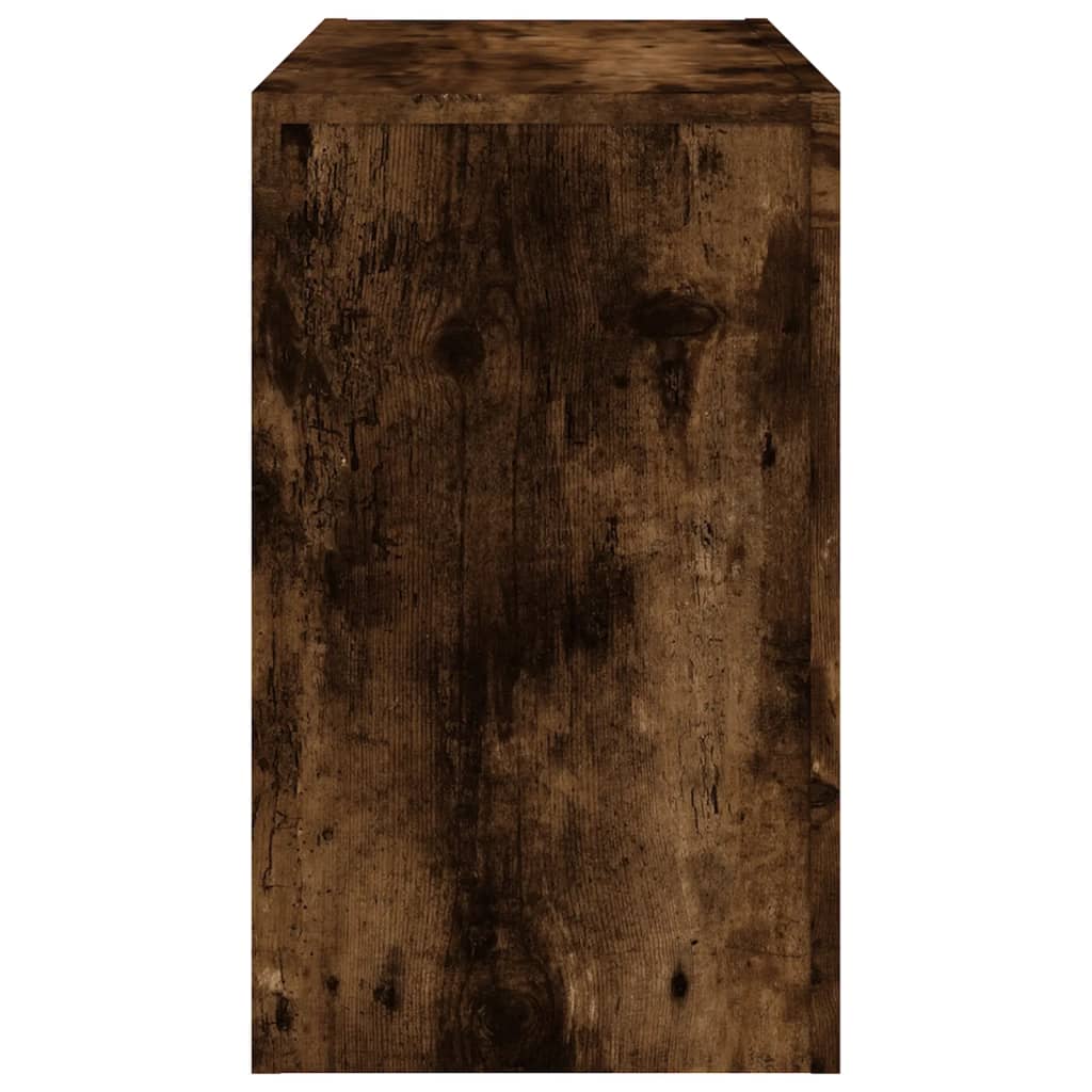 vidaXL Τραπεζάκια Σαλονιού Ζιγκόν 3 τεμ. Καπνιστή Δρυς Επεξεργ. Ξύλο