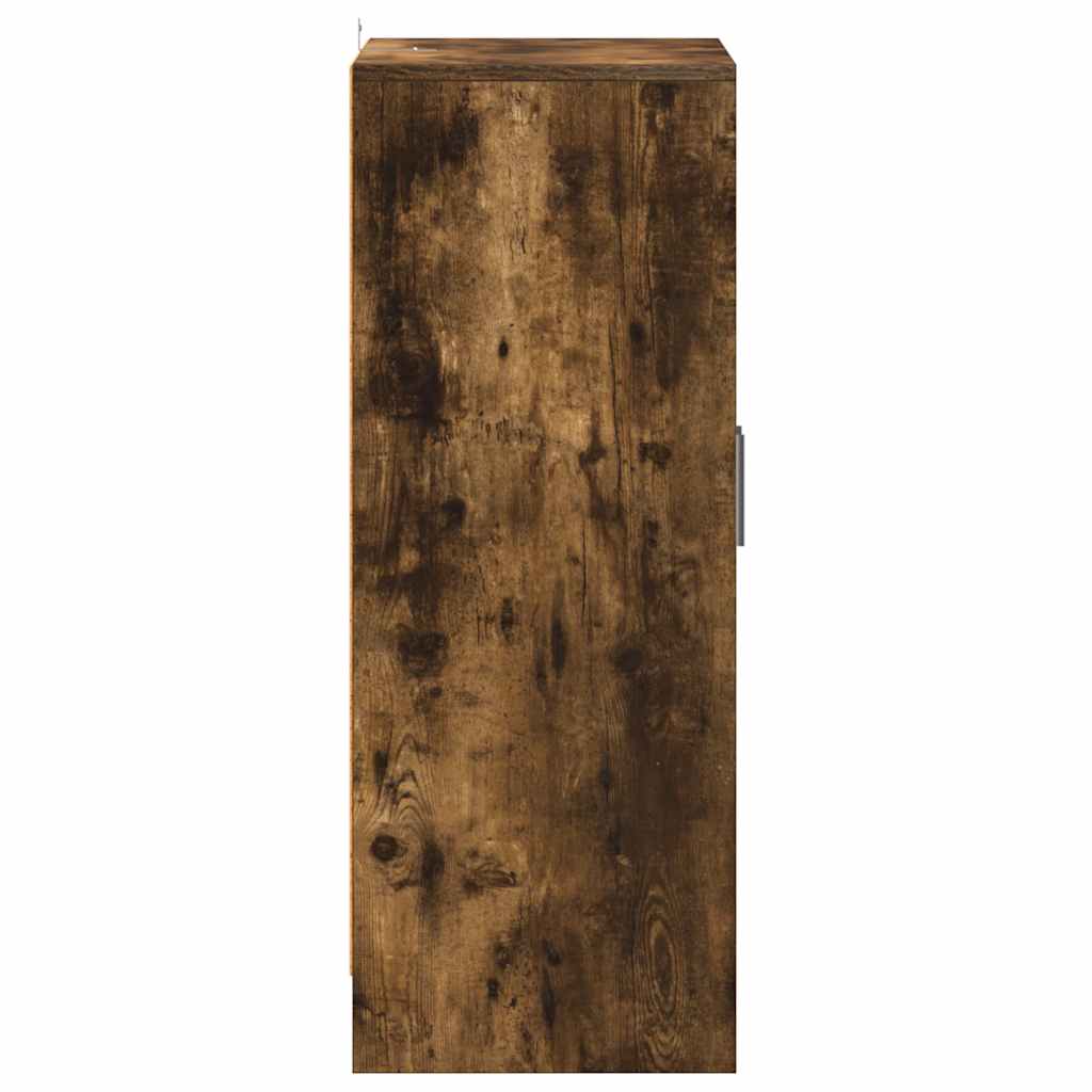 vidaXL Παπουτσοθήκη Καπνιστή Δρυς 60x35x92 εκ. από Επεξεργασμένο Ξύλο