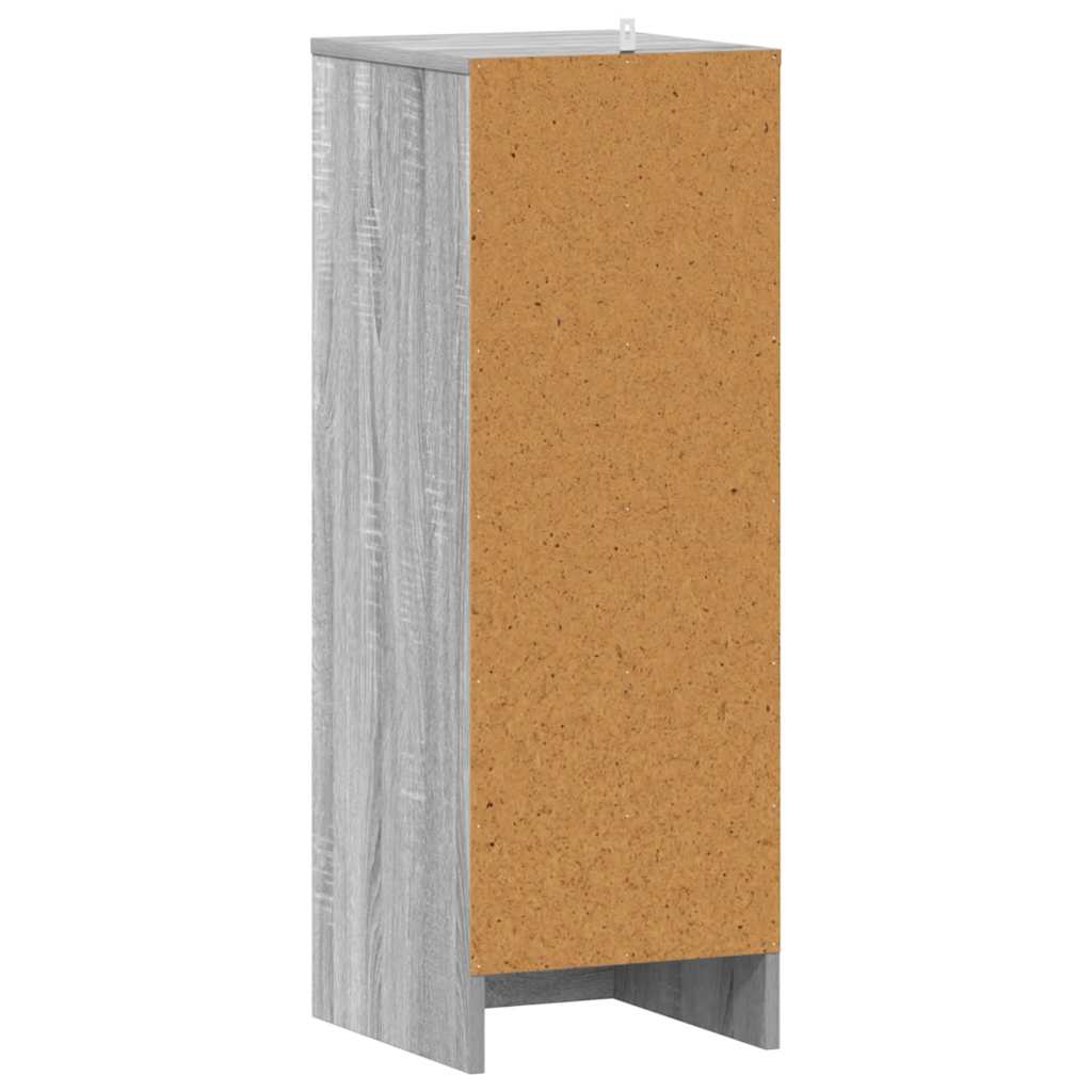 vidaXL Παπουτσοθήκη Γκρι Sonoma 32x35x92 εκ. από Επεξεργασμένο Ξύλο