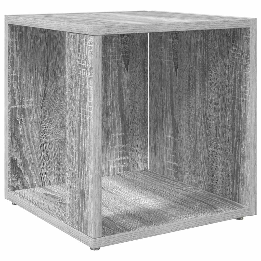 vidaXL Τραπέζι Βοηθητικό Γκρι Sonoma 33x33x34,5 εκ. Επεξεργασμένο Ξύλο