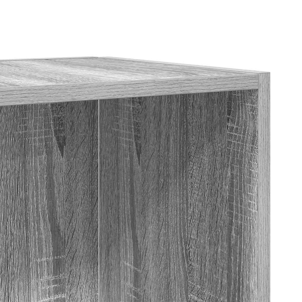vidaXL Τραπέζι Βοηθητικό Γκρι Sonoma 33x33x34,5 εκ. Επεξεργασμένο Ξύλο