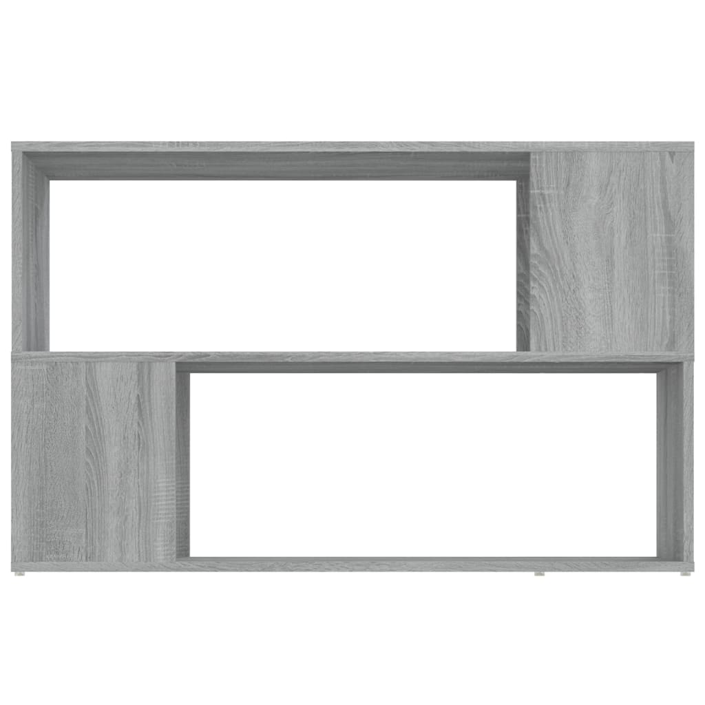 vidaXL Βιβλιοθήκη Γκρι Sonoma 100 x 24 x 63 εκ. από Επεξεργασμένο Ξύλο