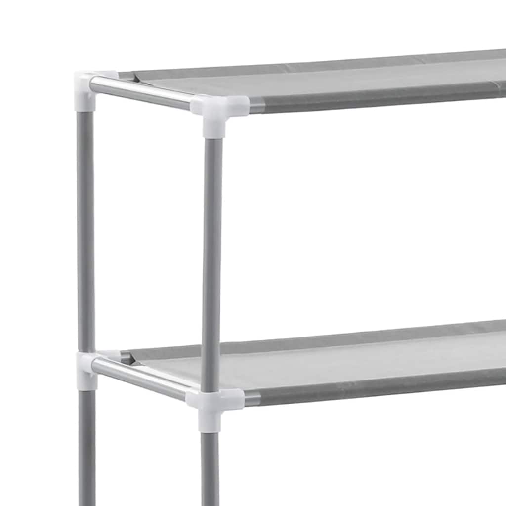 vidaXL Ραφιέρα 2 Επιπέδων για Πλυντήριο Γκρι 69x28x143 εκ. από Σίδερο