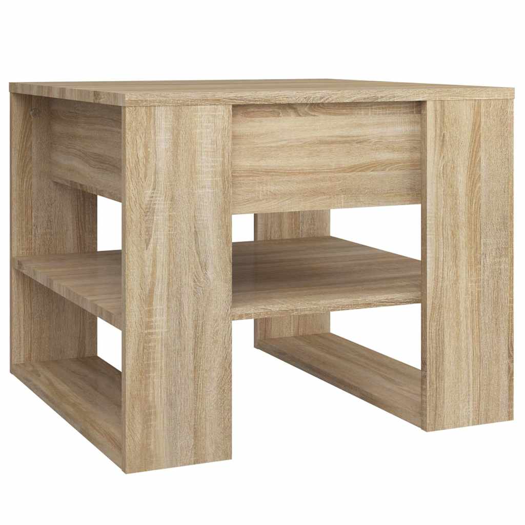 vidaXL Τραπεζάκι Σαλονιού Sonoma Δρυς 55,5x55x45εκ. Επεξεργασμένο Ξύλο