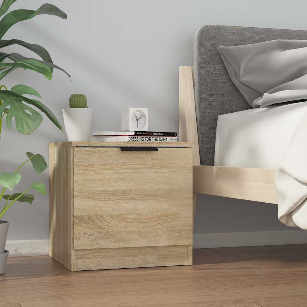 vidaXL Κομοδίνα 2 τεμ. Sonoma Δρυς 40 x 39 x 40 εκ.