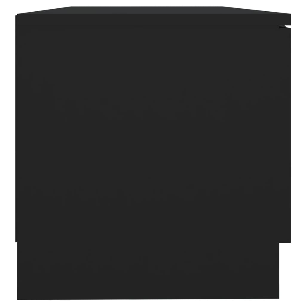 vidaXL Έπιπλο Τηλεόρασης Μαύρο 80 x 35 x 36,5 εκ. Επεξεργασμένο Ξύλο