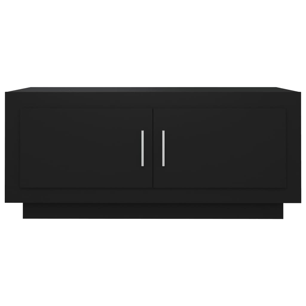 vidaXL Τραπεζάκι Σαλονιού Μαύρο 102x50x45 εκ. από Επεξεργασμένο Ξύλο