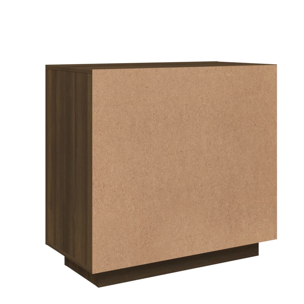 vidaXL Ντουλάπι Καφέ Δρυς 80 x 40 x 75 εκ. από Επεξεργασμένο Ξύλο