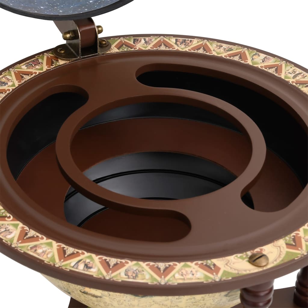 vidaXL Κάβα Κρασιών Υδρόγειος Όρθια Καφέ από Μασίφ Ξύλο Ευκαλύπτου