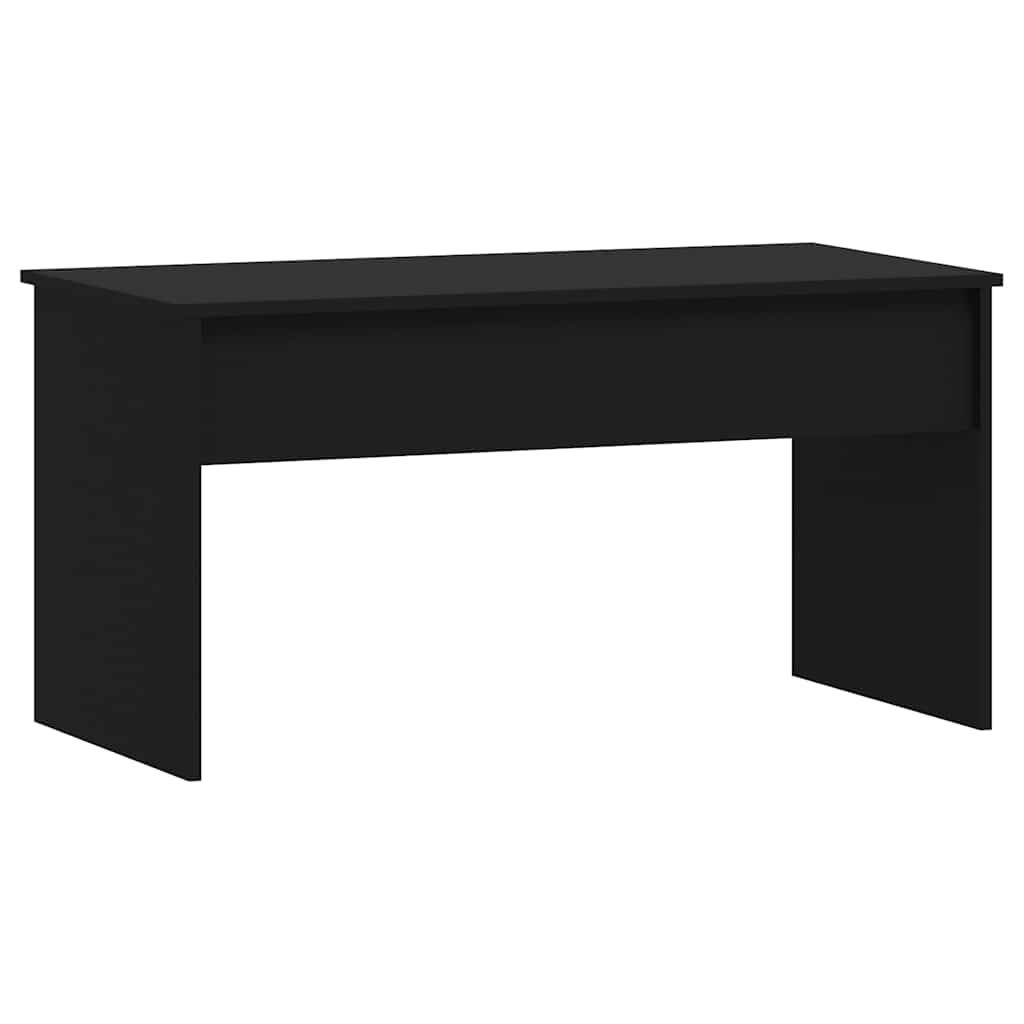 vidaXL Τραπεζάκι Σαλονιού Μαύρο 102x50,5x52,5 εκ. Επεξεργασμένο Ξύλο