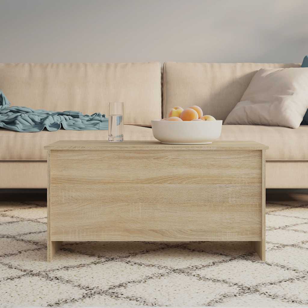 vidaXL Τραπεζάκι Σαλονιού Sonoma Δρυς 102x55,5x52,5 εκ. Επεξεργ. Ξύλο