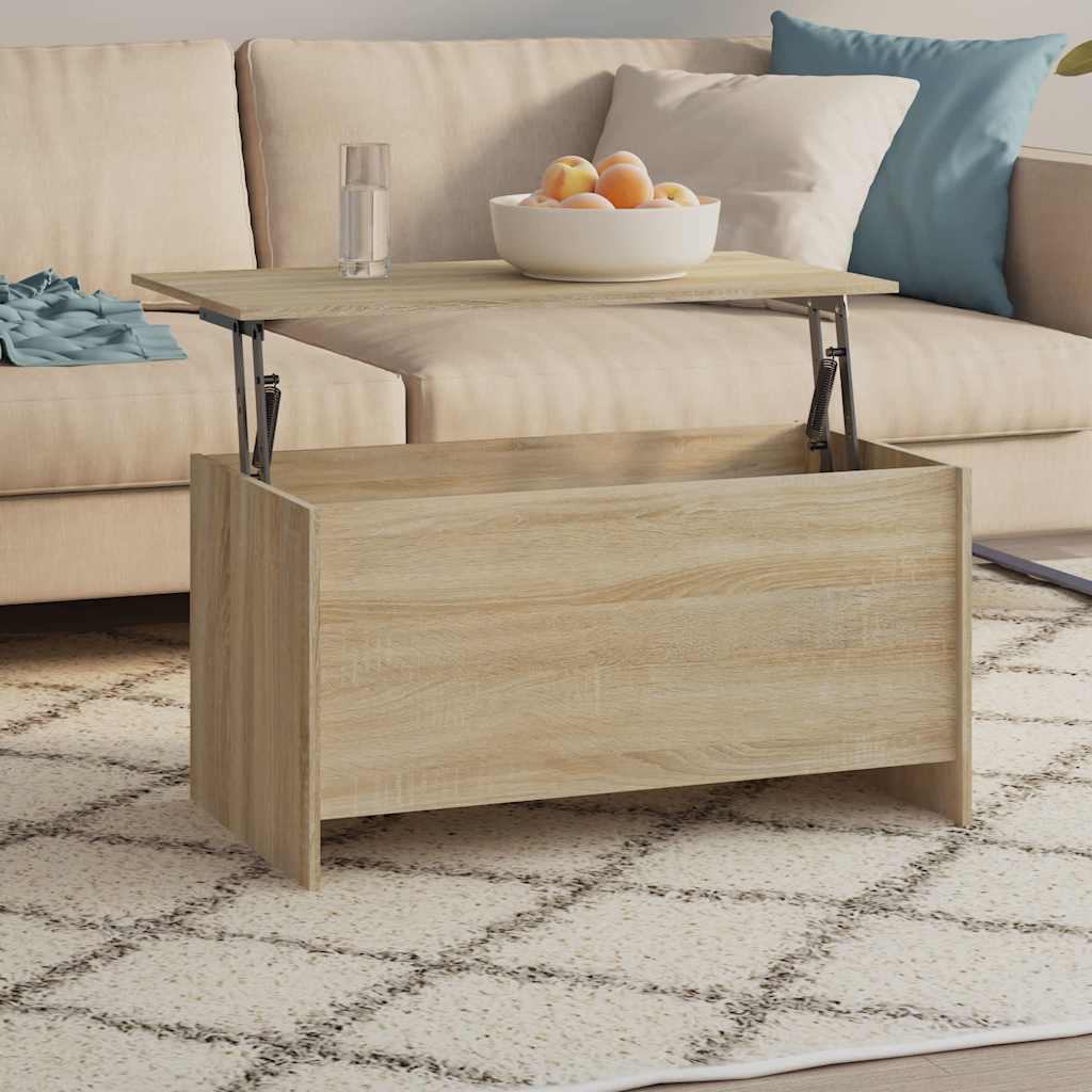 vidaXL Τραπεζάκι Σαλονιού Sonoma Δρυς 102x55,5x52,5 εκ. Επεξεργ. Ξύλο