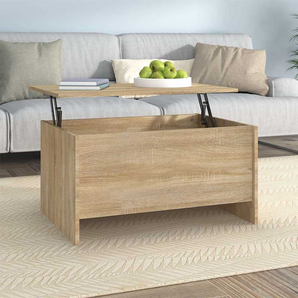 vidaXL Τραπεζάκι Σαλονιού Sonoma Δρυς 80x55,5x41,5 εκ. Επεξεργ. Ξύλο