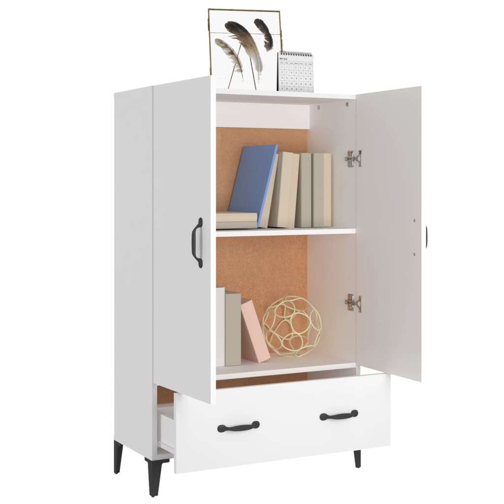 vidaXL Ντουλάπι Λευκό 70 x 31 x 115 εκ. από Επεξεργασμένο Ξύλο