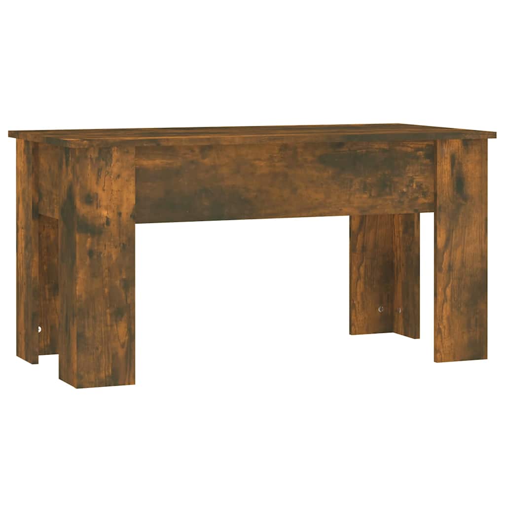 vidaXL Τραπεζάκι Σαλονιού Καπνιστή Δρυς 101x49x52 εκ. Επεξεργ. Ξύλο