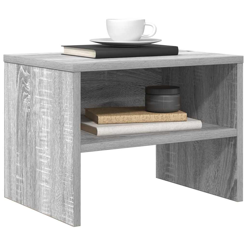 vidaXL Κομοδίνο Γκρι Sonoma 40x30x30 εκ. από Επεξεργασμένο Ξύλο