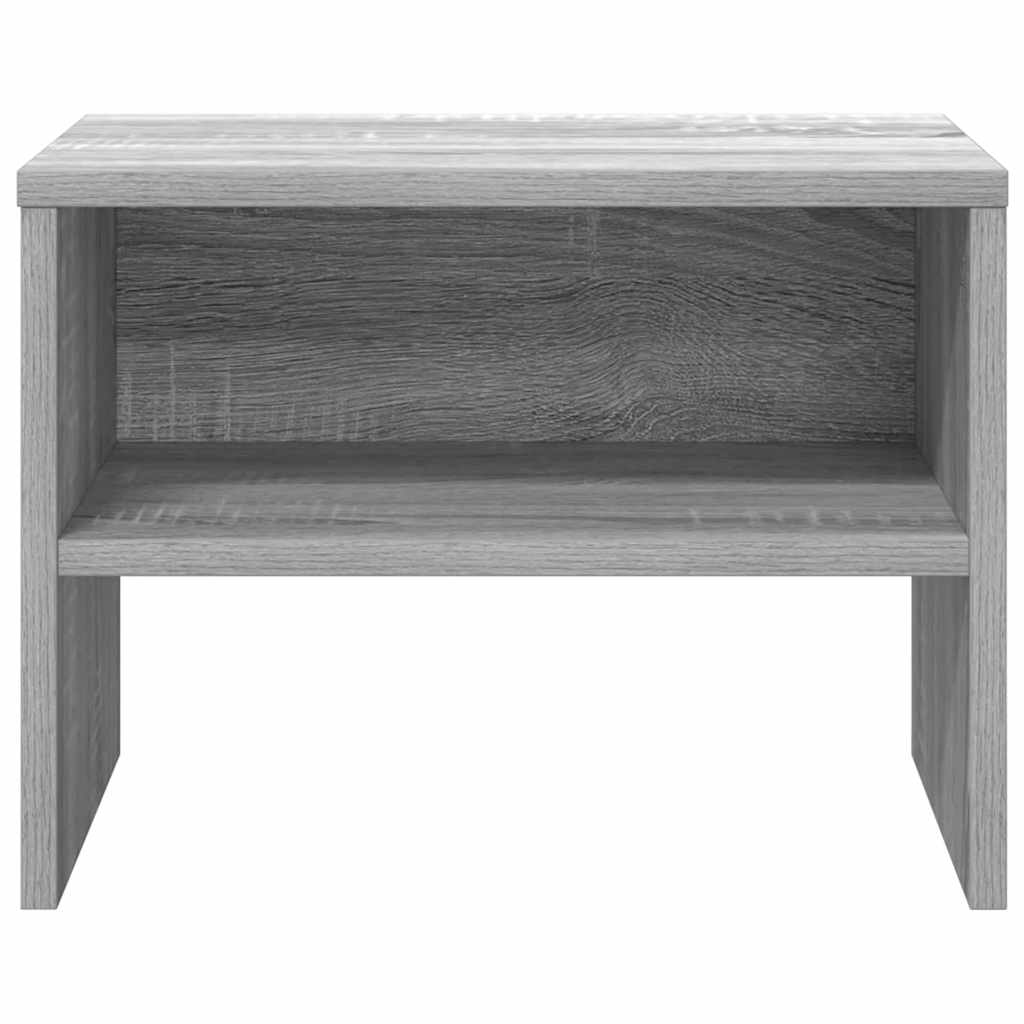 vidaXL Κομοδίνο Γκρι Sonoma 40x30x30 εκ. από Επεξεργασμένο Ξύλο