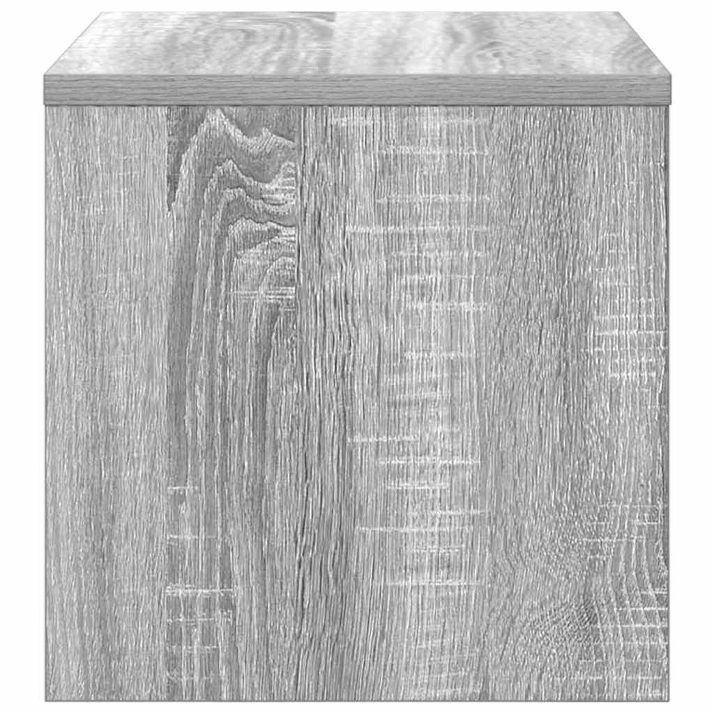 vidaXL Κομοδίνο Γκρι Sonoma 40x30x30 εκ. από Επεξεργασμένο Ξύλο