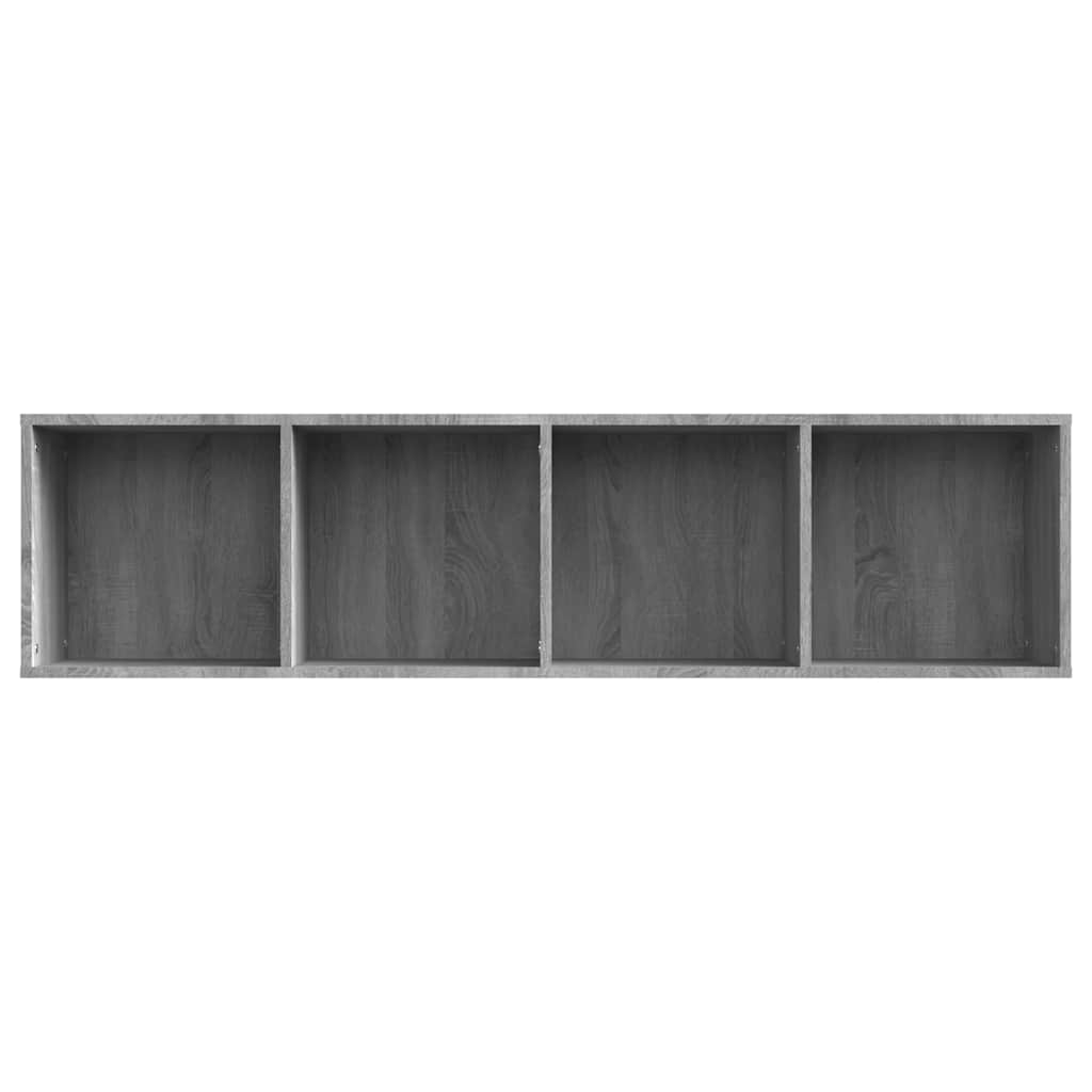 vidaXL Βιβλιοθήκη/Έπιπλο Τηλεόρασης Γκρι sonoma 143x30x36εκ Επεξ. Ξύλο