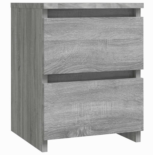 vidaXL Κομοδίνο Γκρι Sonoma 30 x 30 x 40 εκ. από Επεξεργασμένο Ξύλο