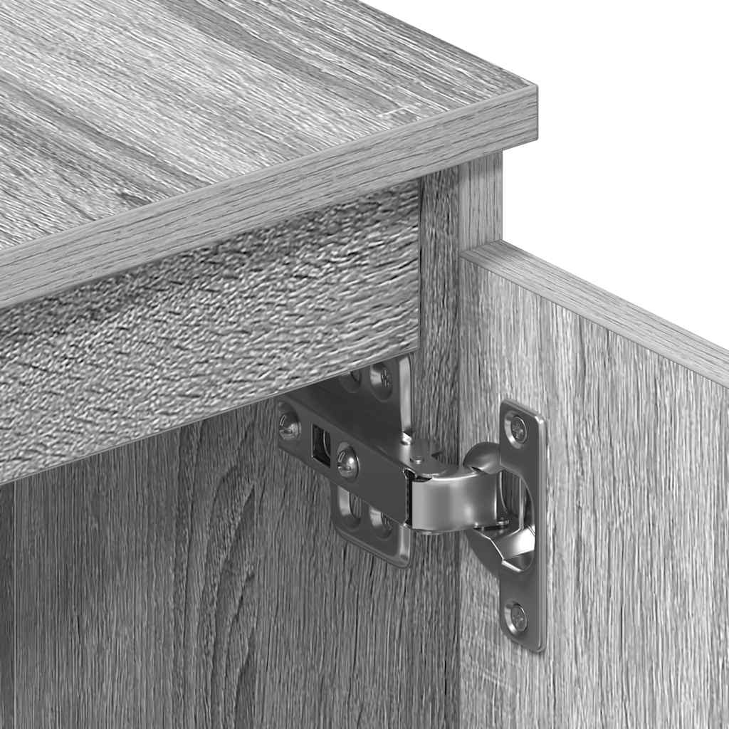 vidaXL Έπιπλο Τηλεόρασης Γκρι Sonoma 140x40x35,5 εκ. από Επεξεργ. Ξύλο