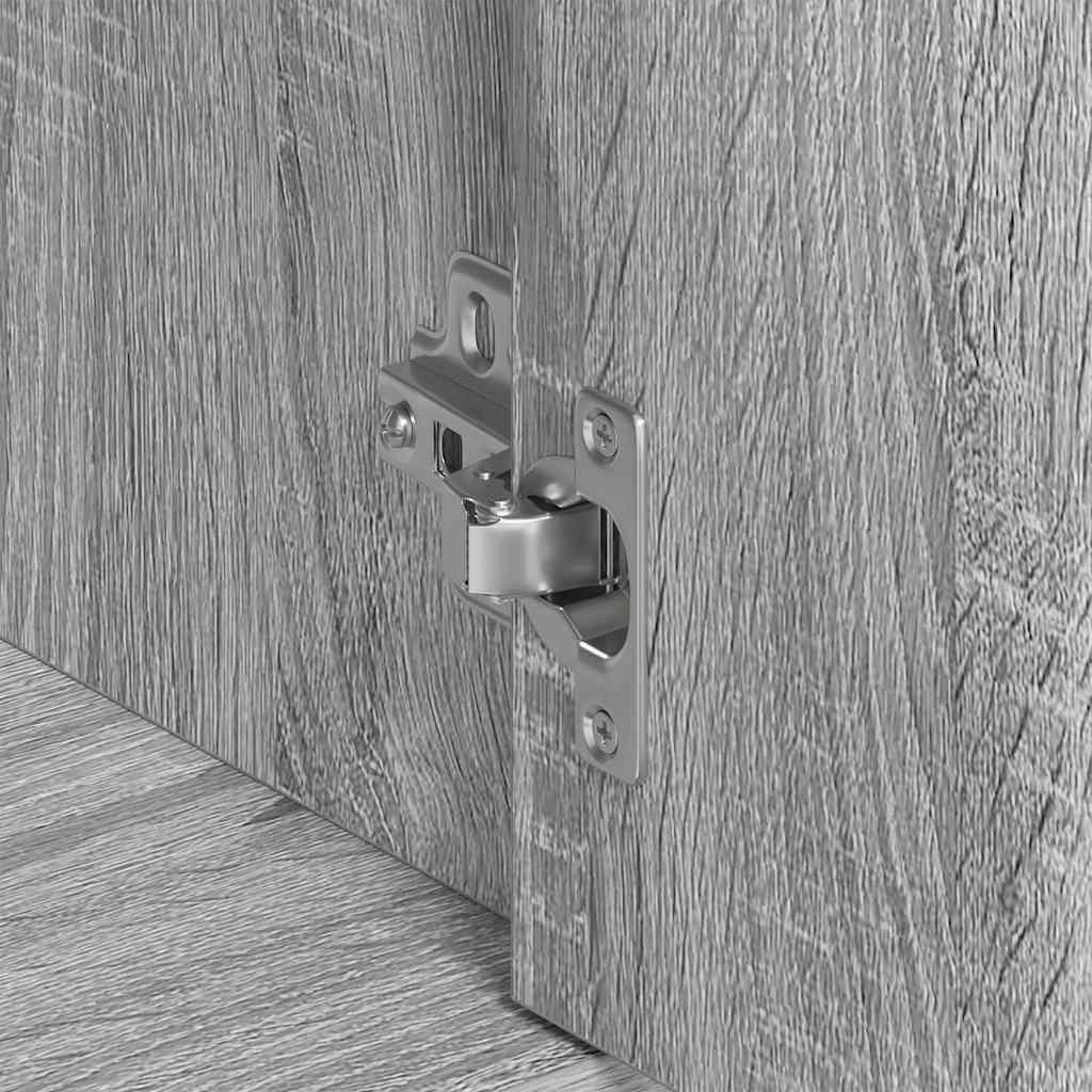 vidaXL Ντουλάπι Γκρι Sonoma 88x30x70 εκ. από Επεξεργασμένο Ξύλο