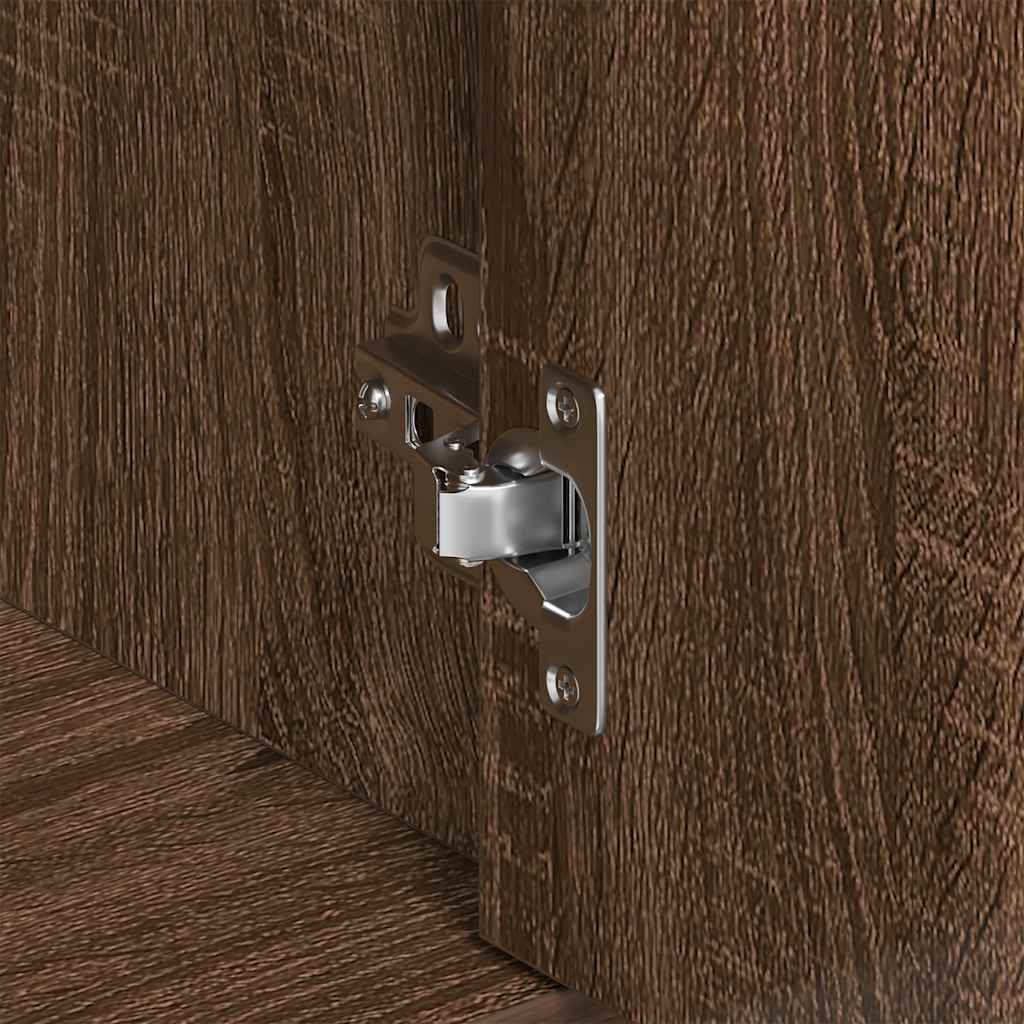 vidaXL Μπουφές Καφέ Δρυς 88 x 30 x 70 εκ. από Επεξεργασμένο Ξύλο