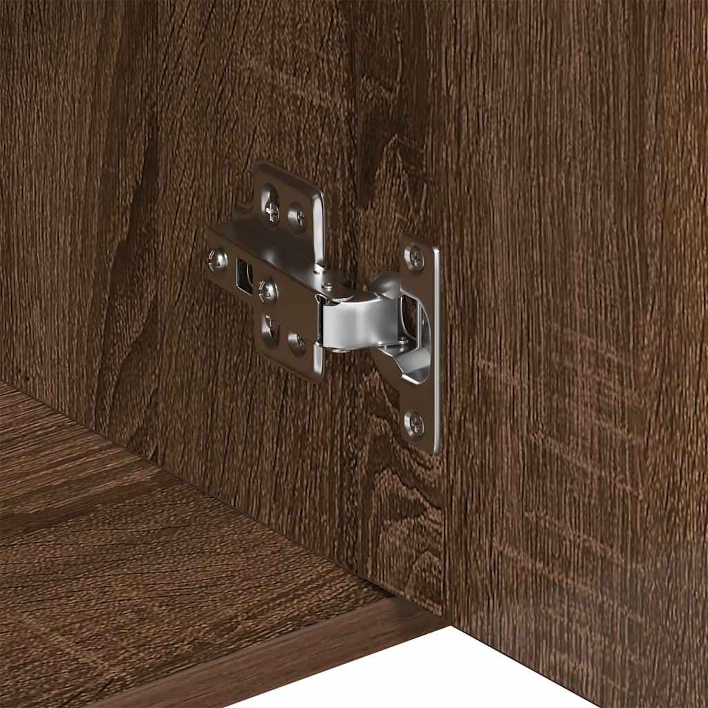 vidaXL Μπουφές Καφέ Δρυς 88 x 30 x 70 εκ. από Επεξεργασμένο Ξύλο