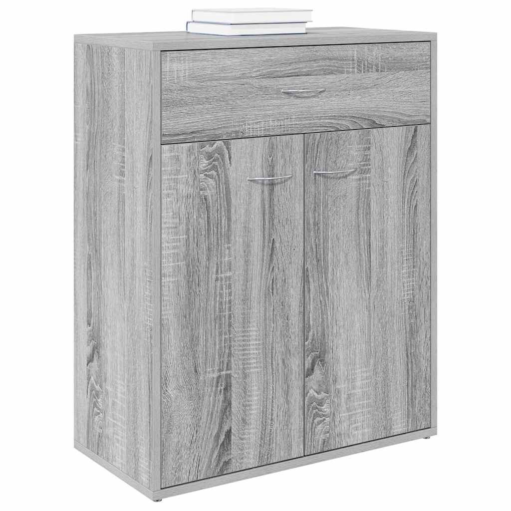 vidaXL Ντουλάπι Γκρι Sonoma 60x30x75 εκ. από Επεξεργασμένο Ξύλο