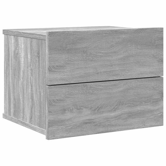 vidaXL Κομοδίνο Γκρι Sonoma 40x30x30 εκ. από Επεξεργασμένο Ξύλο