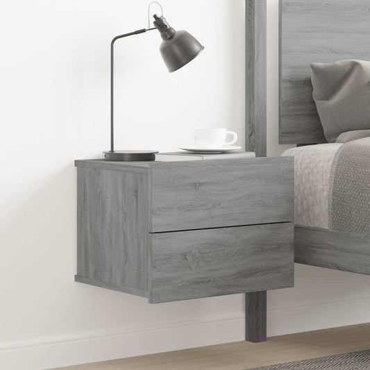 vidaXL Κομοδίνο Γκρι Sonoma 40x30x30 εκ. από Επεξεργασμένο Ξύλο