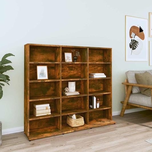vidaXL Έπιπλο για CD Καπνιστή Δρυς 100x23x89,5 εκ. Επεξεργασμένο Ξύλο