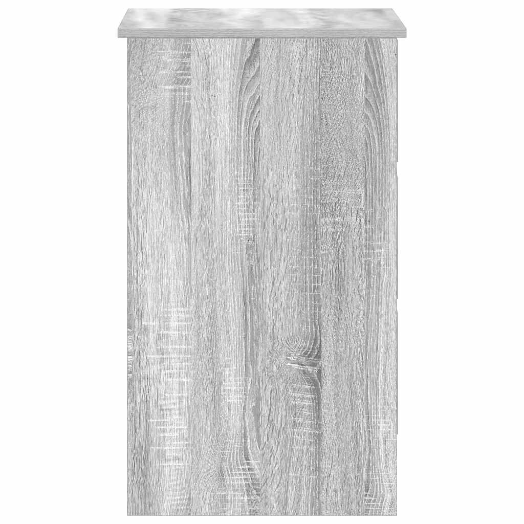 vidaXL Γραφείο Γκρι Sonoma 90x45x76 εκ. από Επεξεργασμένο Ξύλο