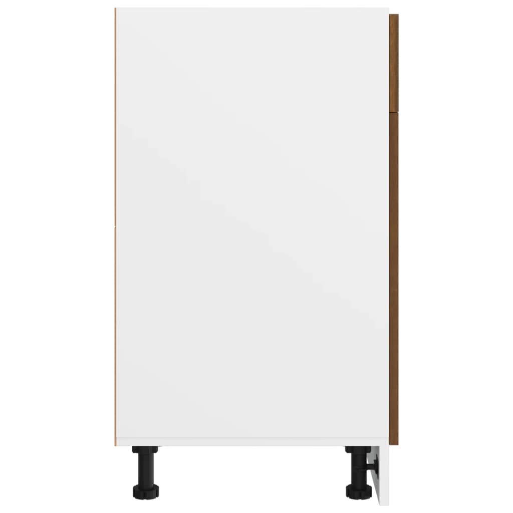 vidaXL Έπιπλο Με Συρτάρι Lyon Καφέ Δρυς 40 x 46 x 81,5εκ.
