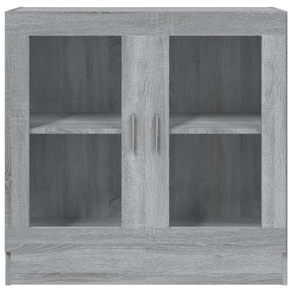 vidaXL Βιτρίνα Γκρι Sonoma 82,5x30,5x80εκ. από Επεξεργασμένο Ξύλο
