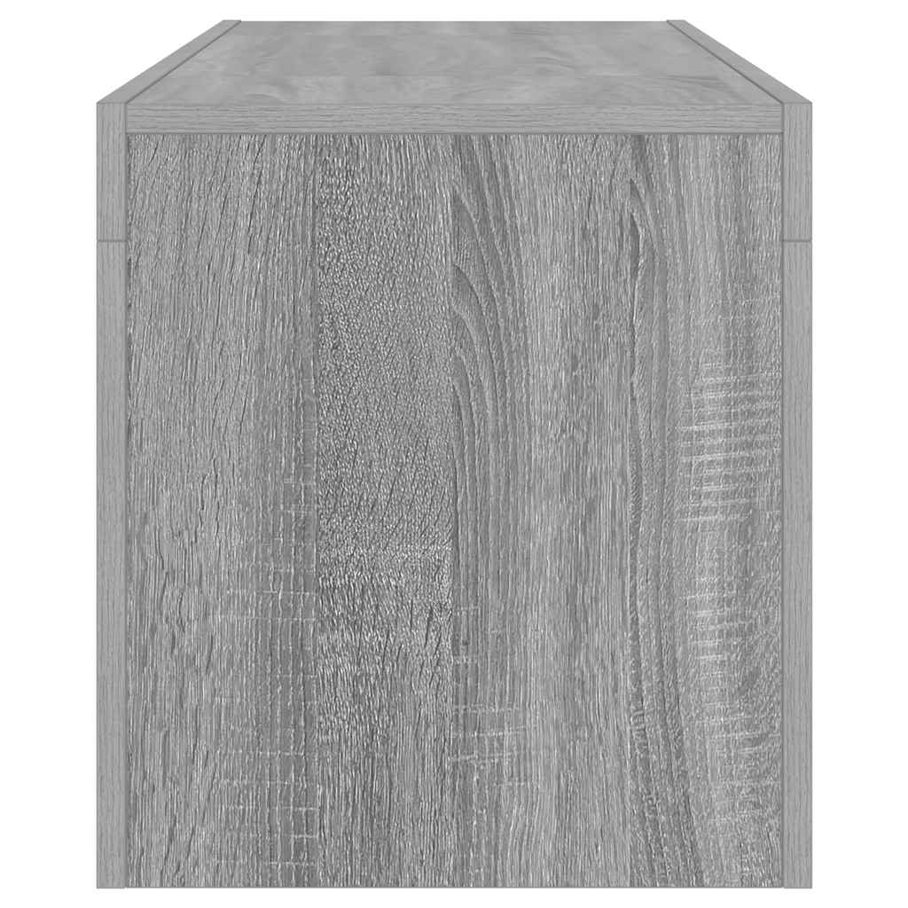 vidaXL Έπιπλο Τηλεόρασης με LED Γκρι Sonoma 120x35x40 εκ.