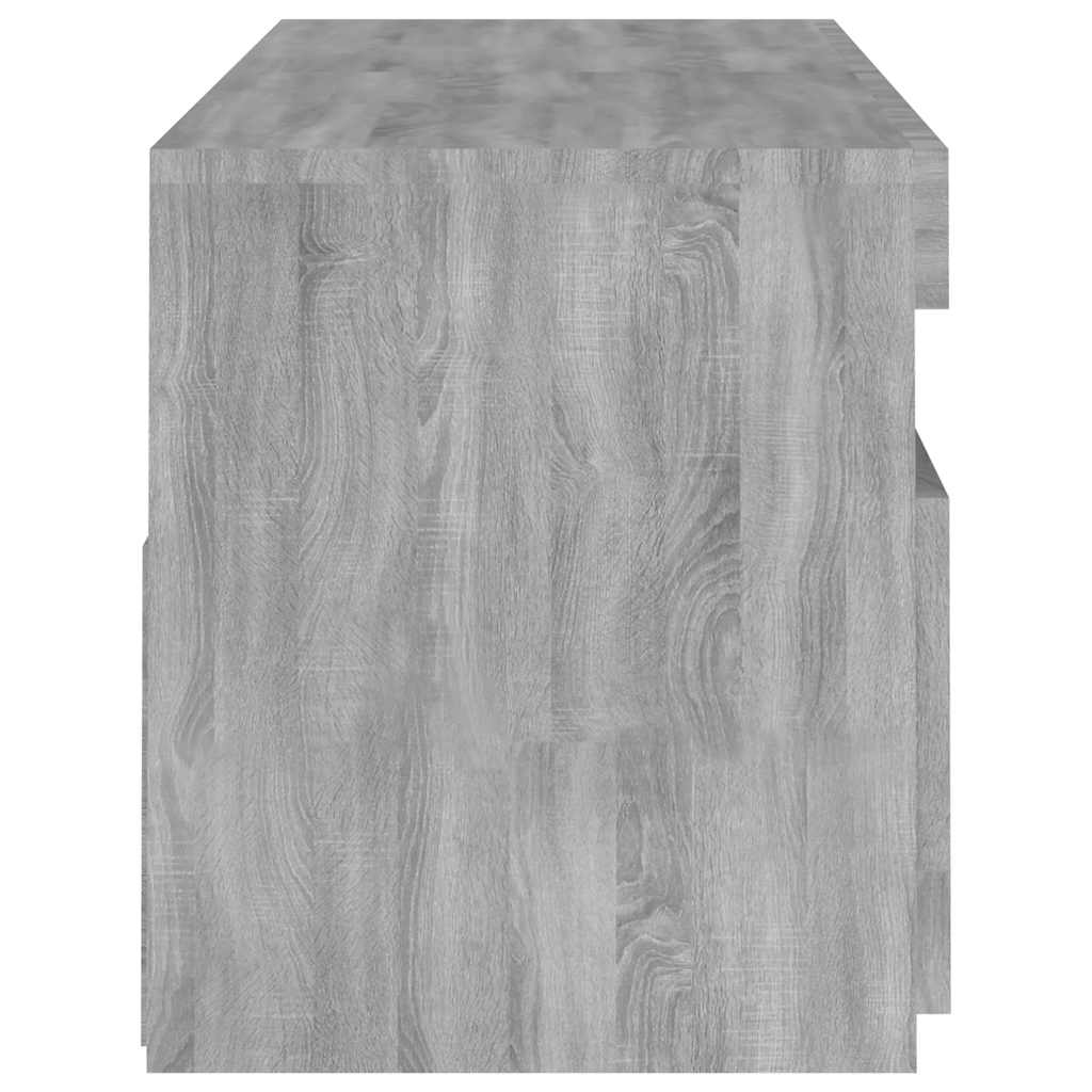 vidaXL Έπιπλο Τηλεόρασης με LED Γκρι Sonoma 120x35x40 εκ.